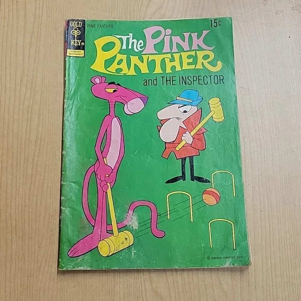 Pink‎ Panther 2 comics,vhs, dvd movies cookie cutter and hats